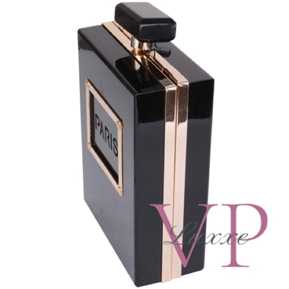 Paris Perfume Bottle Shaped Purse